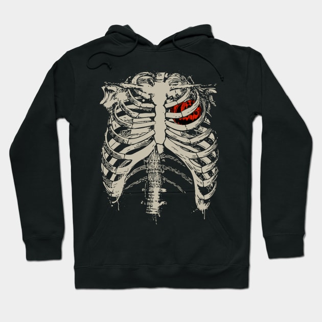 Ribs & Heart Hoodie by SmithyJ88